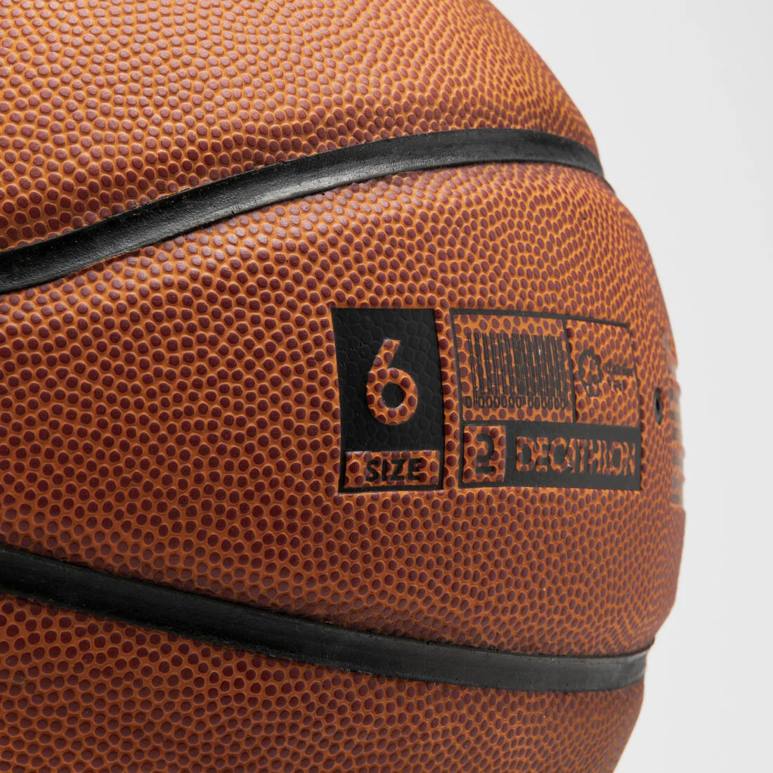 Ballon de basketball taille 6 - CONTROL CLUB BT100 marron - Image 12
