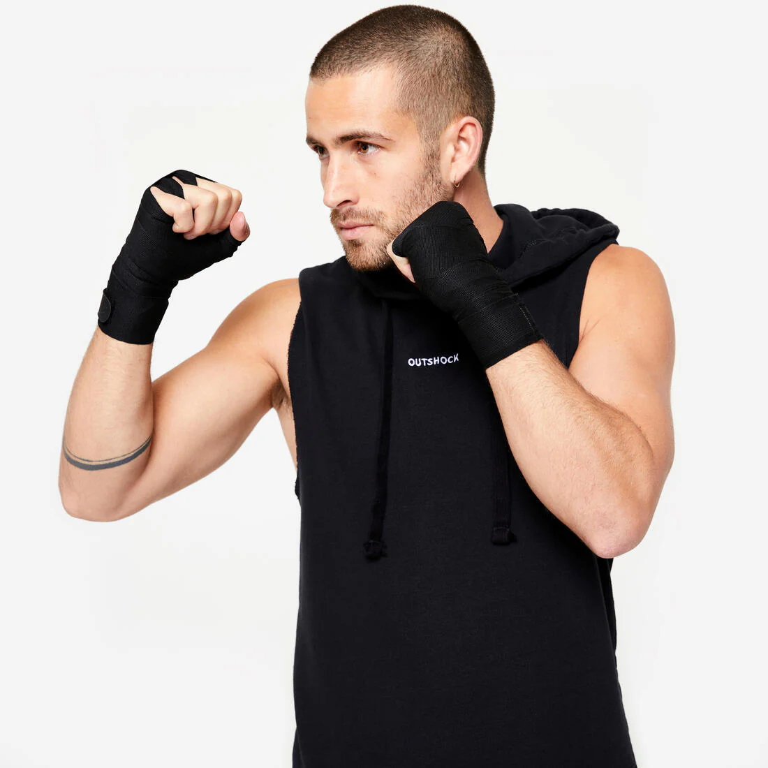 Bandes de boxe 4 m  noires - Image 10