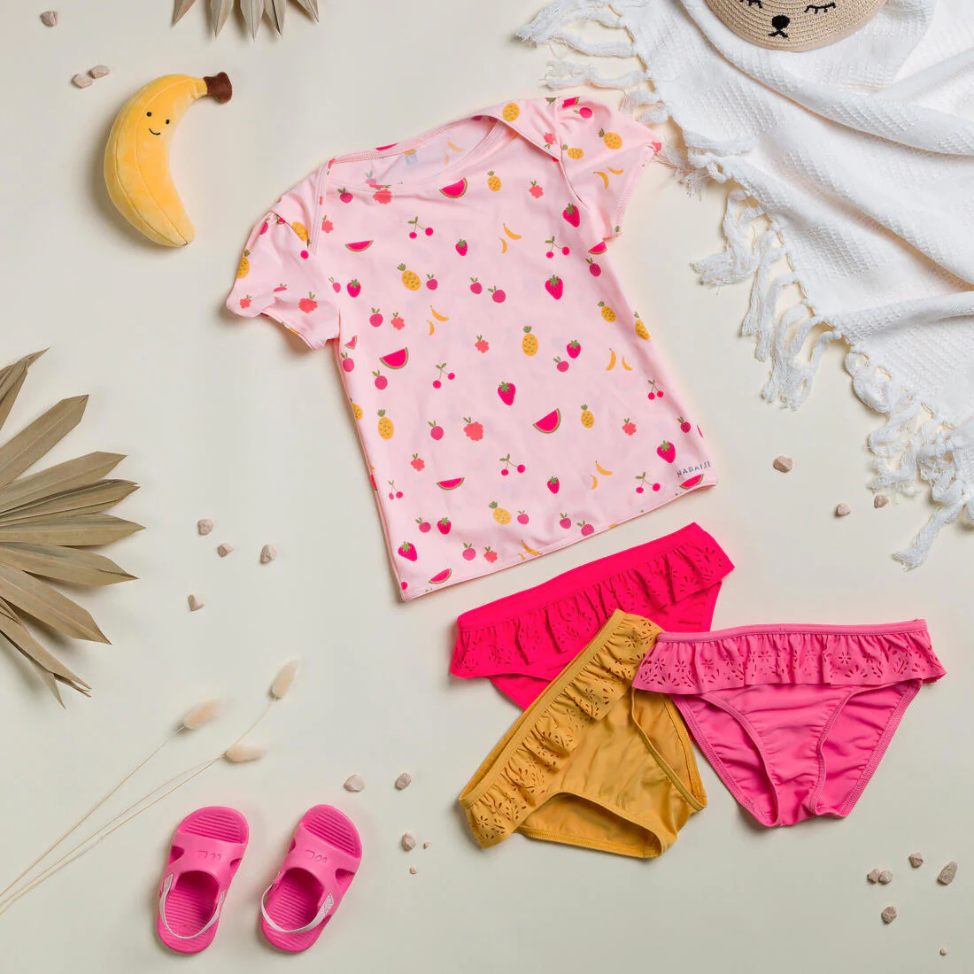 Bas de maillot de bain bébé corail - Image 5