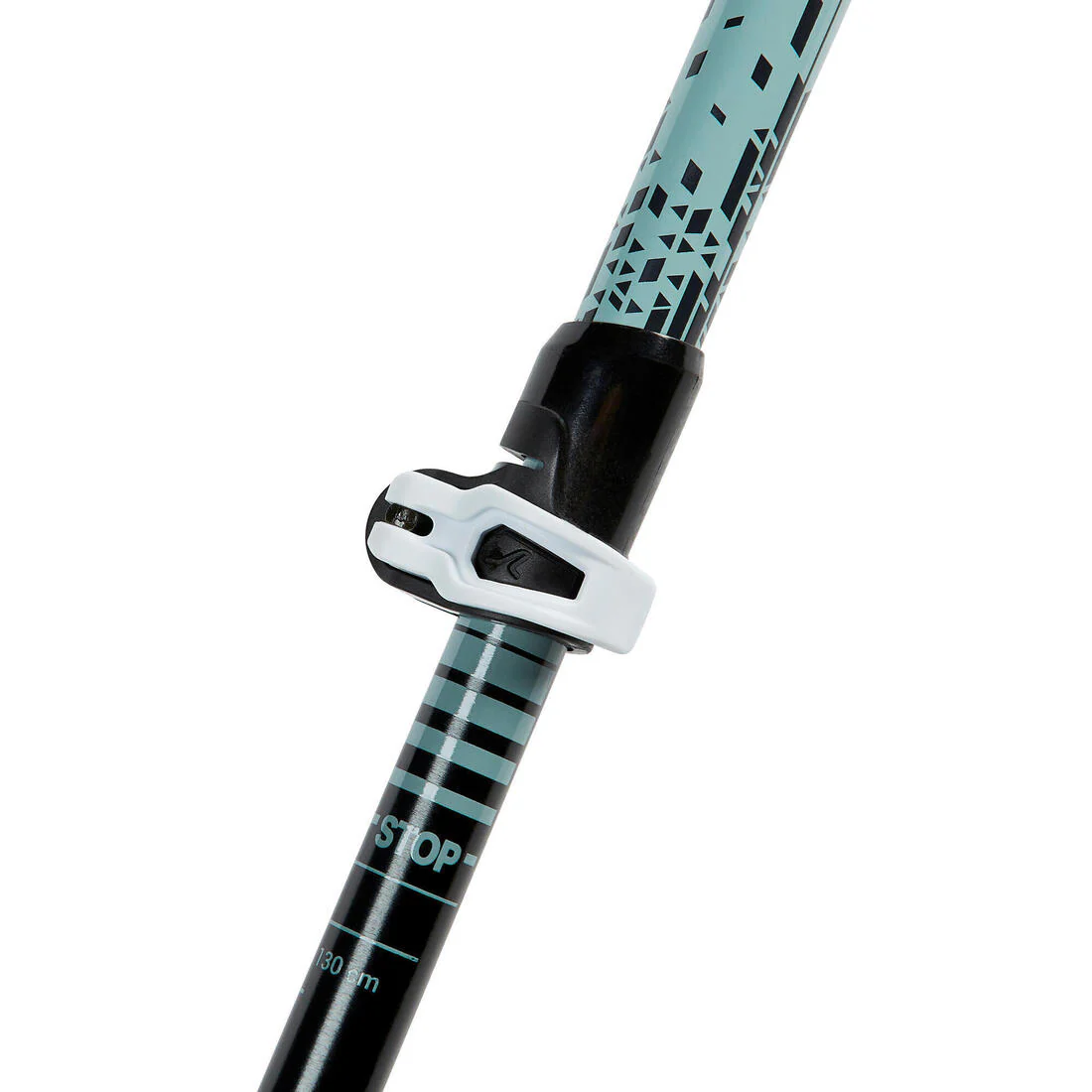 BÂTONS DE MARCHE NORDIQUE TÉLÉSCOPIQUE ALUMINIUM NW P120 NOIR / VERT DE GRIS - Image 10