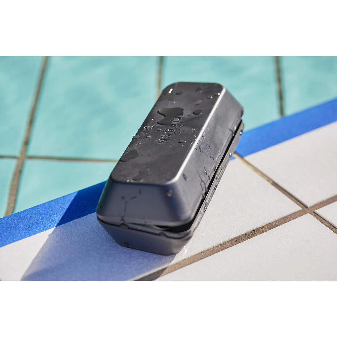 Boîte pour lunettes de natation rainurée - noir - Image 6