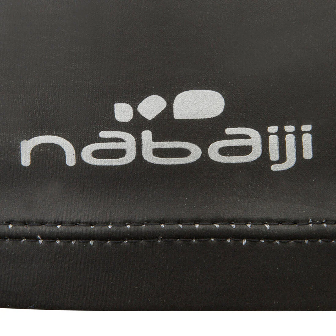 Bonnet de Bain en Maille Enduite - Tissu Uni - Taille L - Noir - Image 3