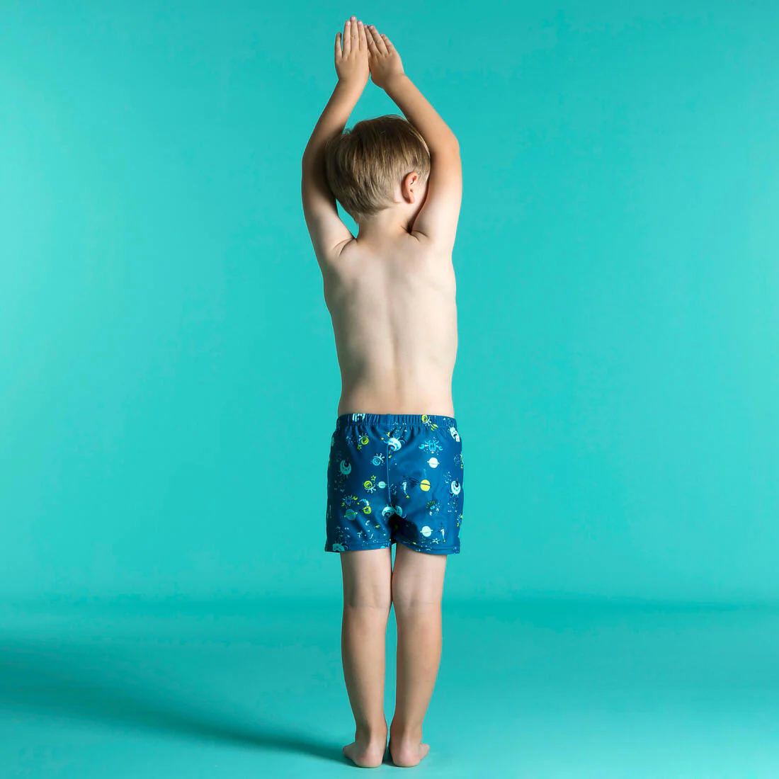 Boxer-couche de bain lavable bleu imprimé - Image 9