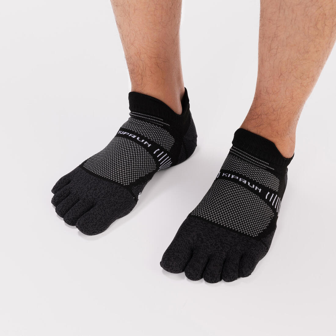 Chaussettes de running KIPRUN run900 5 orteils fines invisibles noires - Image 6