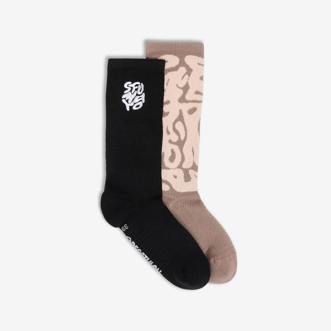 Chaussettes mi-mollet, vert et, lot de 2 - Image 3