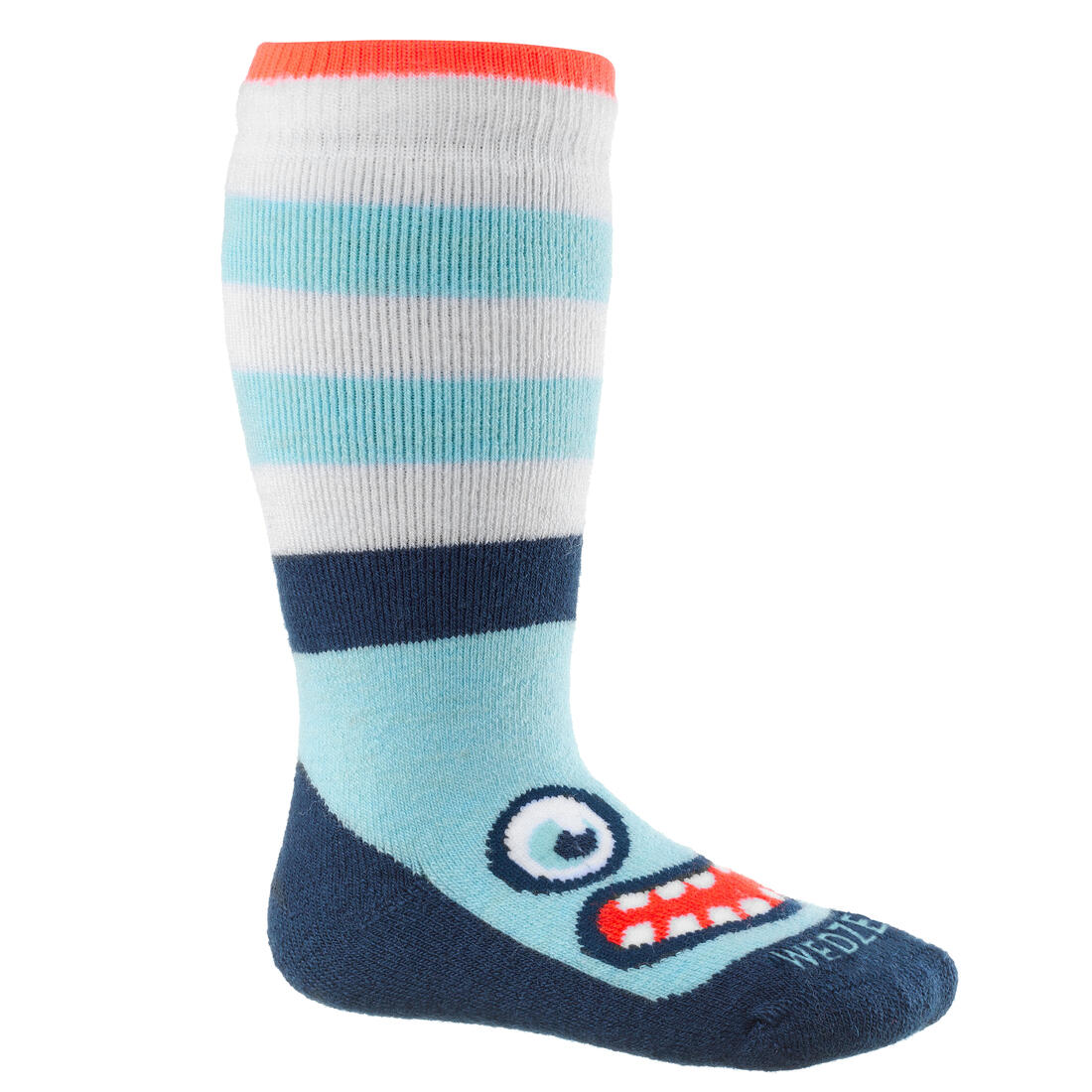Chaussettes ski bébé WARM turquoises - Image 3