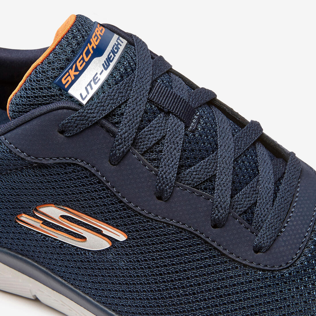 Chaussure marche sportive homme Skechers Flex Appeal Bleu clair Orange - Image 4