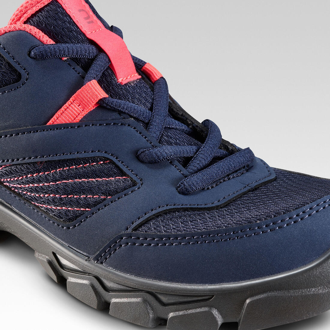 Chaussures de randonnée à lacets 35 au 38 enfant, NH100 bleu - Image 3