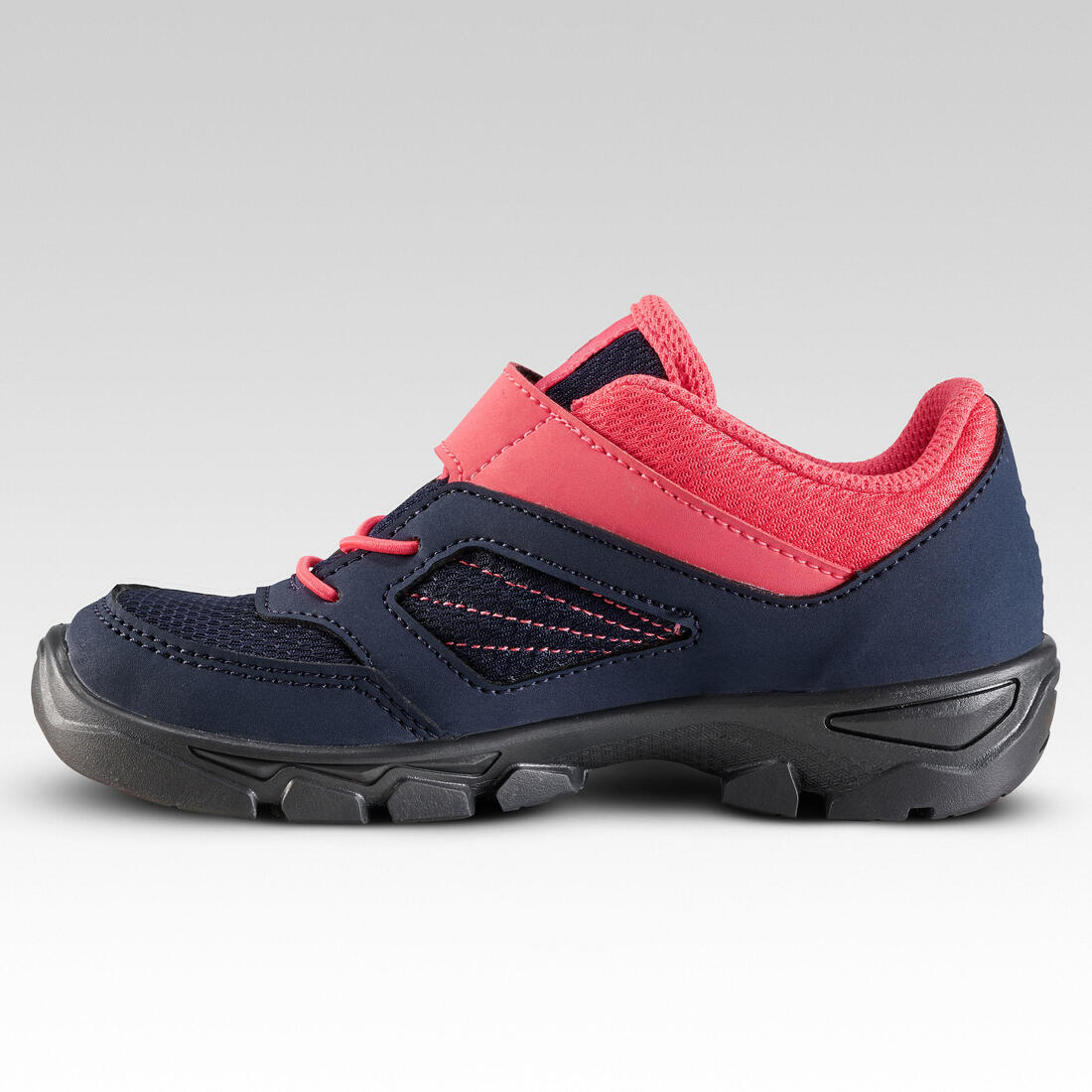 Chaussures de randonnée à scratch 24 au 34 enfant, NH100 rose - Image 5
