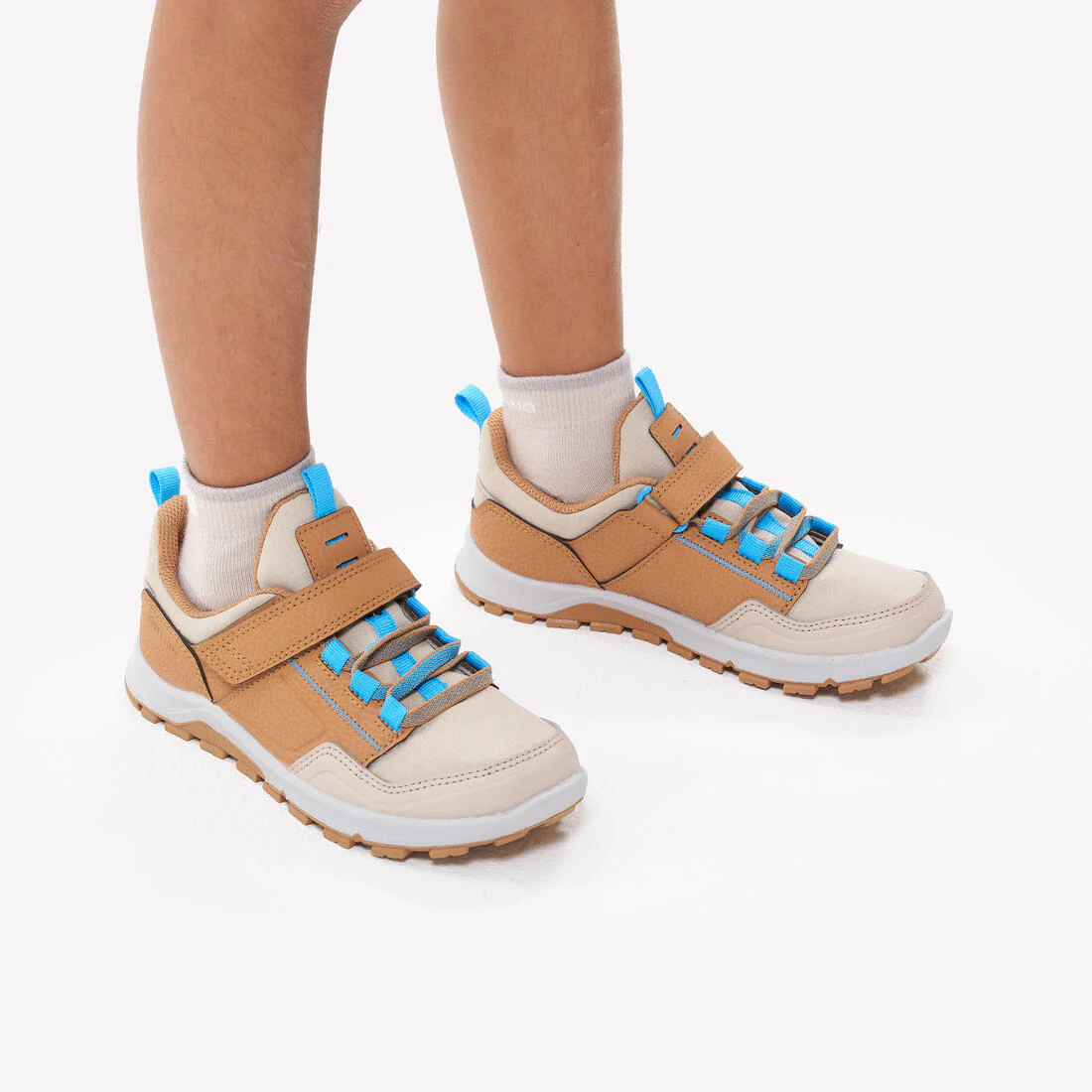 Chaussures de randonnée déperlantes à scratch 28 au 34 enfant, NH500 - Image 10