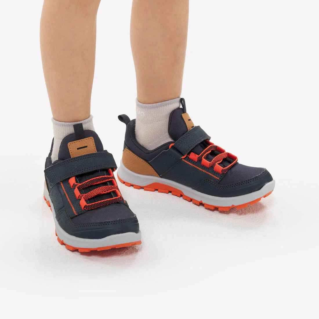 Chaussures de randonnée déperlantes à scratch 28 au 34 enfant, NH500 - Image 12