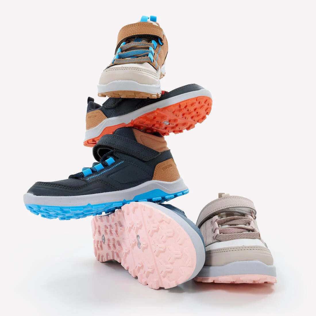 Chaussures de randonnée déperlantes à scratch 28 au 34 enfant, NH500 - Image 17