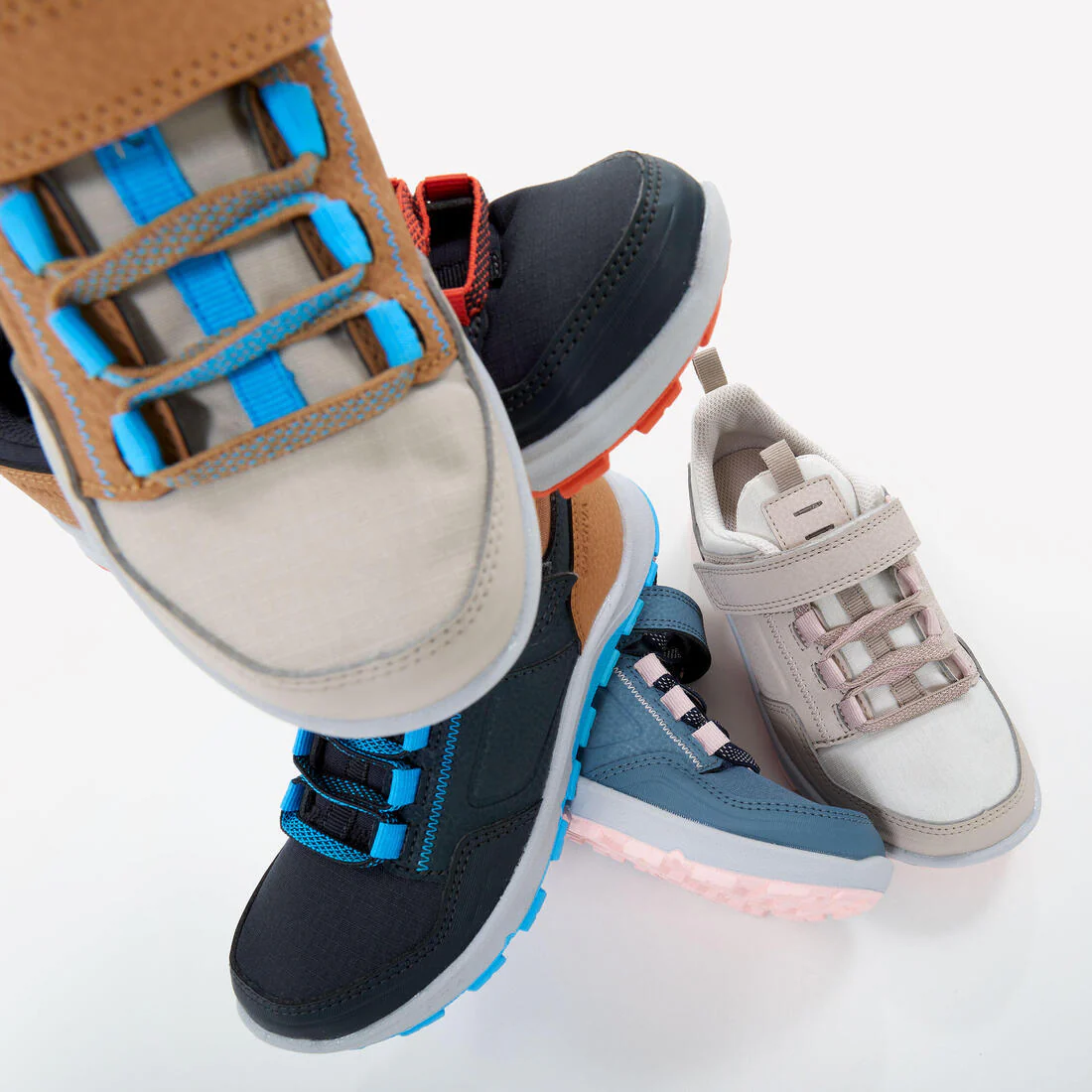Chaussures de randonnée déperlantes à scratch 28 au 34 enfant, NH500 - Image 18