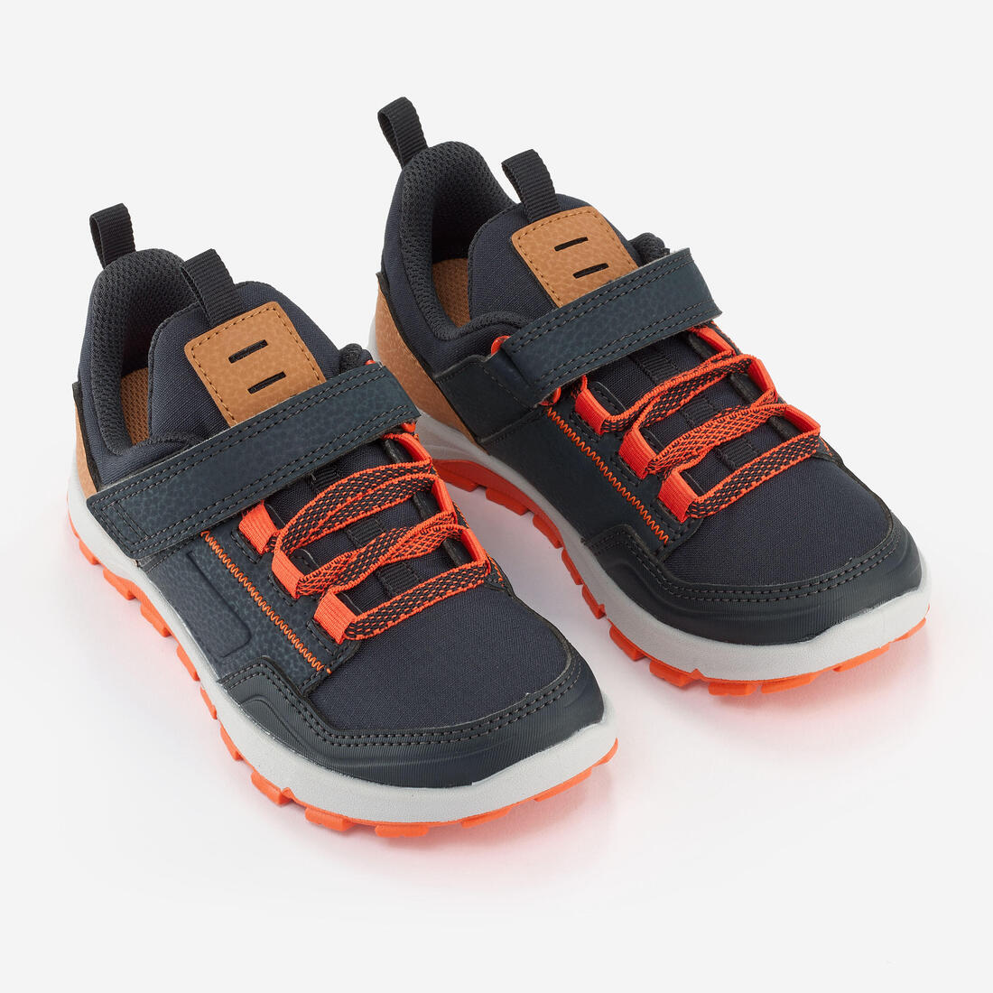 Chaussures de randonnée déperlantes à scratch 28 au 34 enfant, NH500 - Image 3