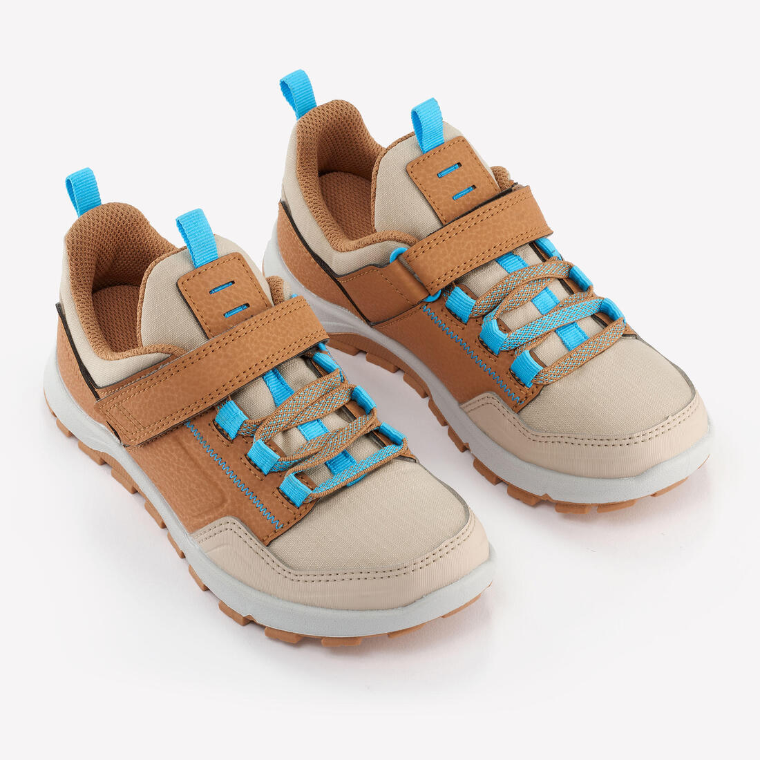 Chaussures de randonnée déperlantes à scratch 28 au 34 enfant, NH500 - Image 4