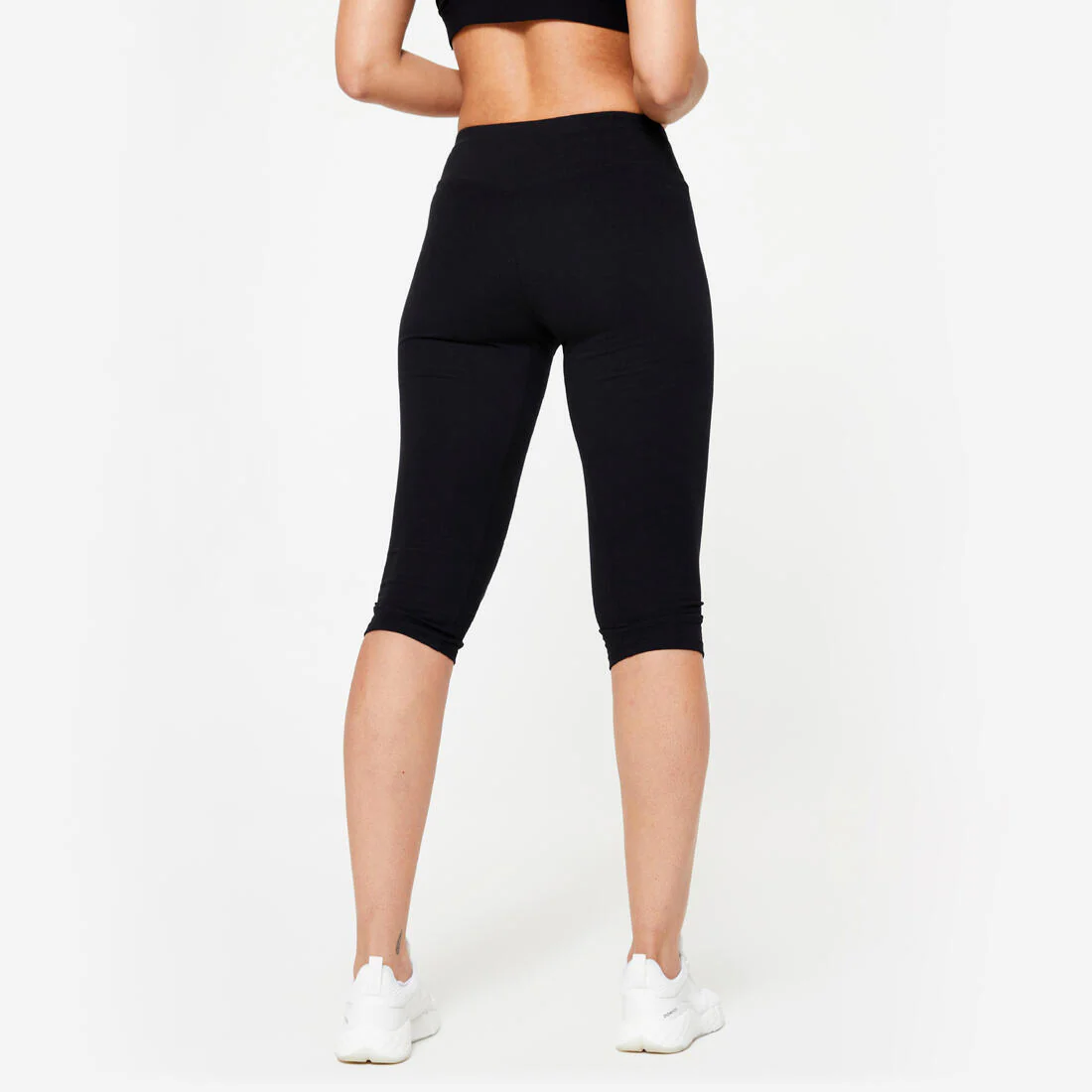 Corsaire de fitness slim femme, noir ultra - Image 4