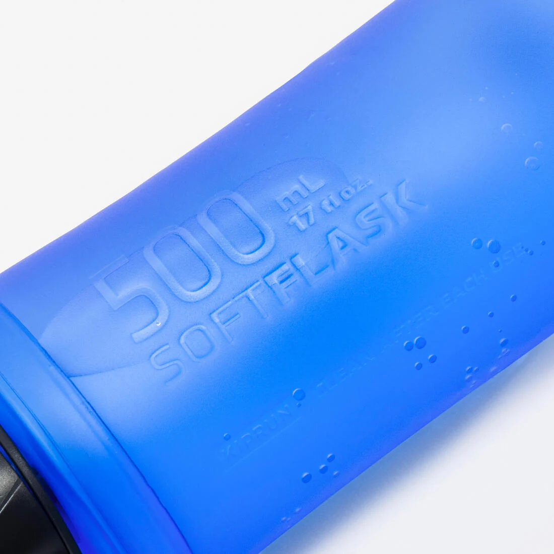 Gourde flasque souple trail running 500 ml bleu - Image 5