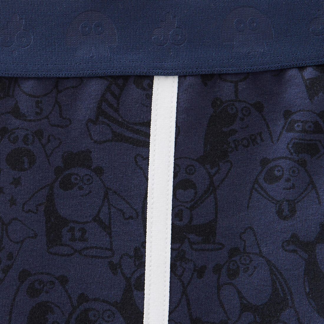 Legging chaud enfant - 120  Bleu avec motifs - Image 4