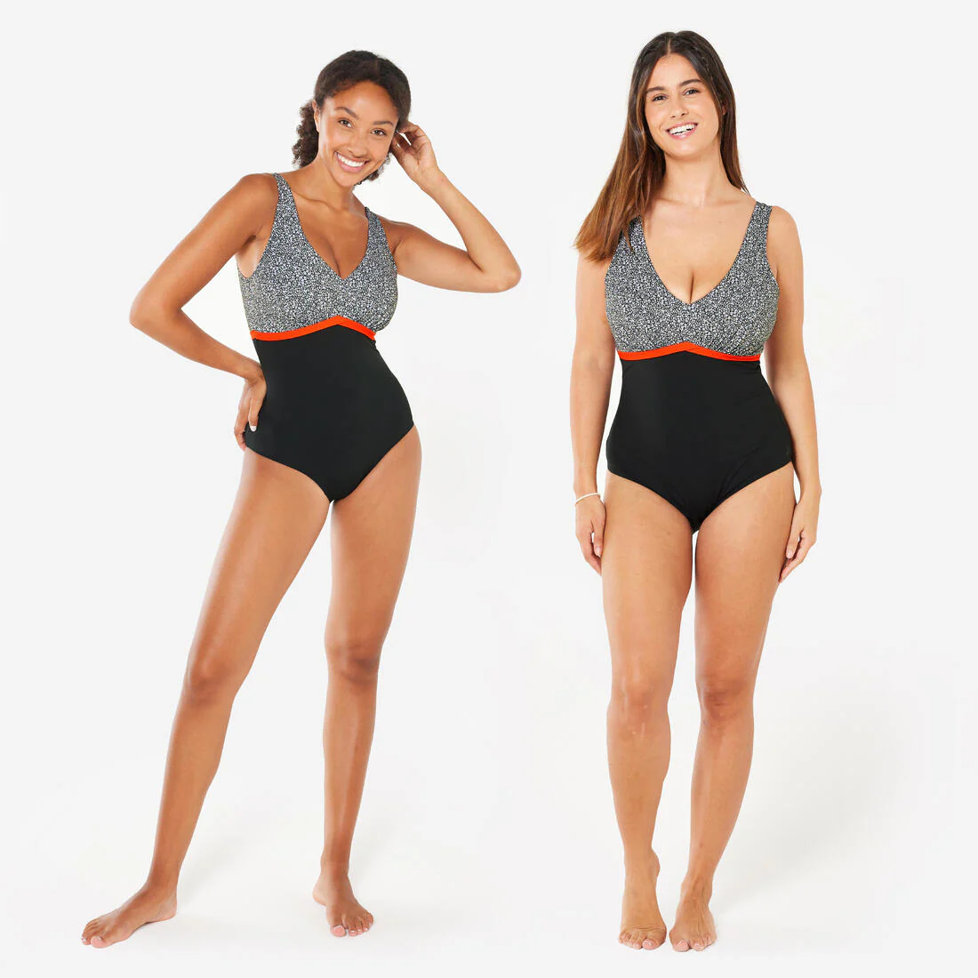 Maillot de bain 1 pièce aquafitness Femme - Rosy - Image 4