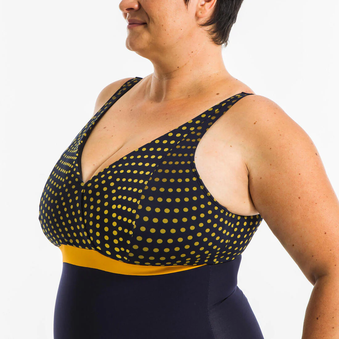 Maillot de bain 1 pièce Aquagym femme Mia Dot Bonnet D/E - Image 3