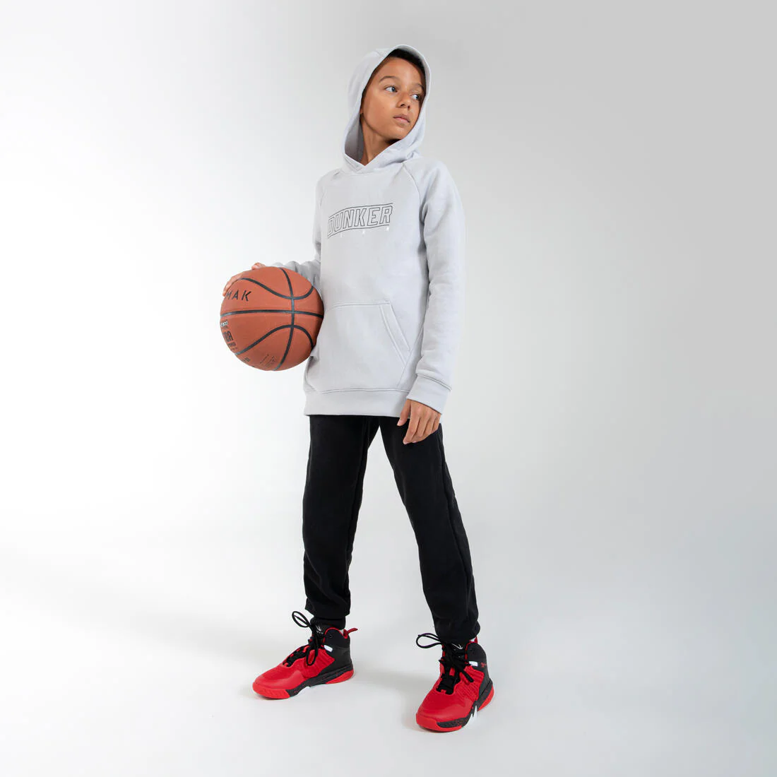 PANTALON DE BASKETBALL SUREVÊTEMENT ENFANT - P100 NOIR - Image 4