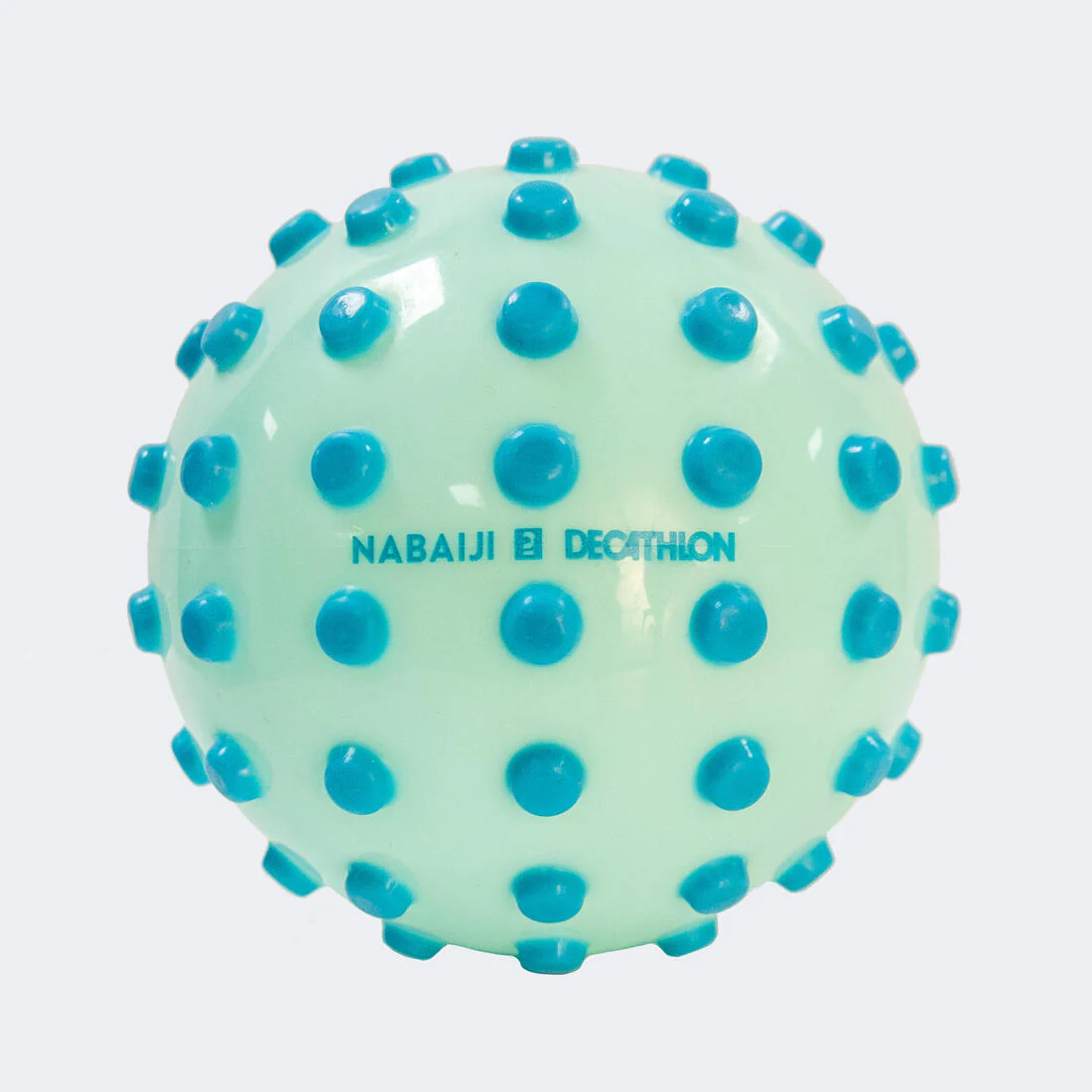 Petit Ballon d'Eveil Aquatique Rose Et Picots Jaunes - Image 4