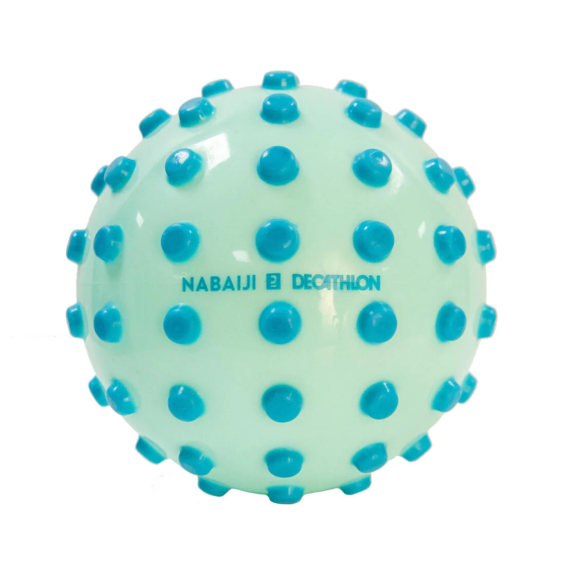 Petit Ballon d'Eveil Aquatique Rose Et Picots Jaunes - Image 6