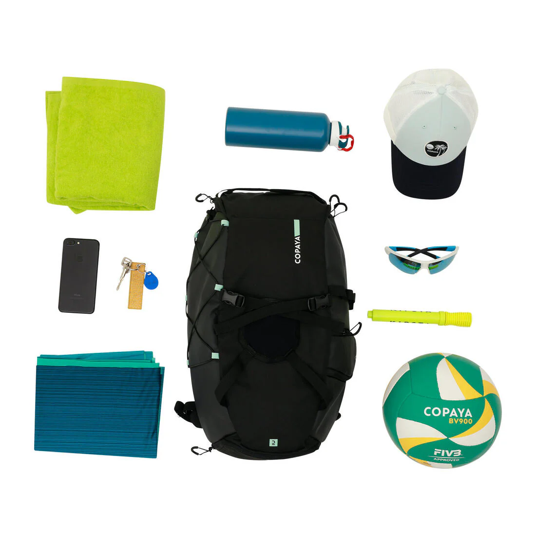 Sac à dos de Beach volley compartimenté 25L BV900 - Image 14