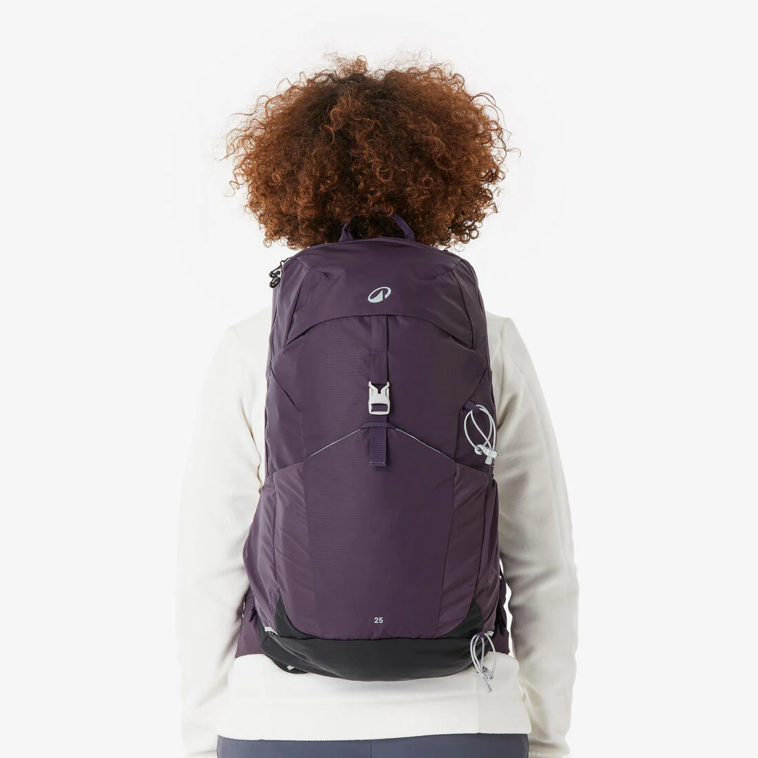Sac à dos de randonnée ventilé 25L, MH500 khaki - Image 10