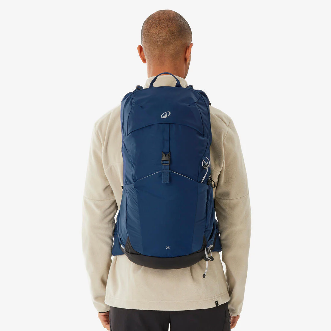 Sac à dos de randonnée ventilé 25L, MH500 khaki - Image 11
