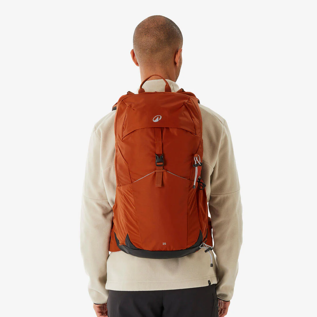 Sac à dos de randonnée ventilé 25L, MH500 khaki - Image 12
