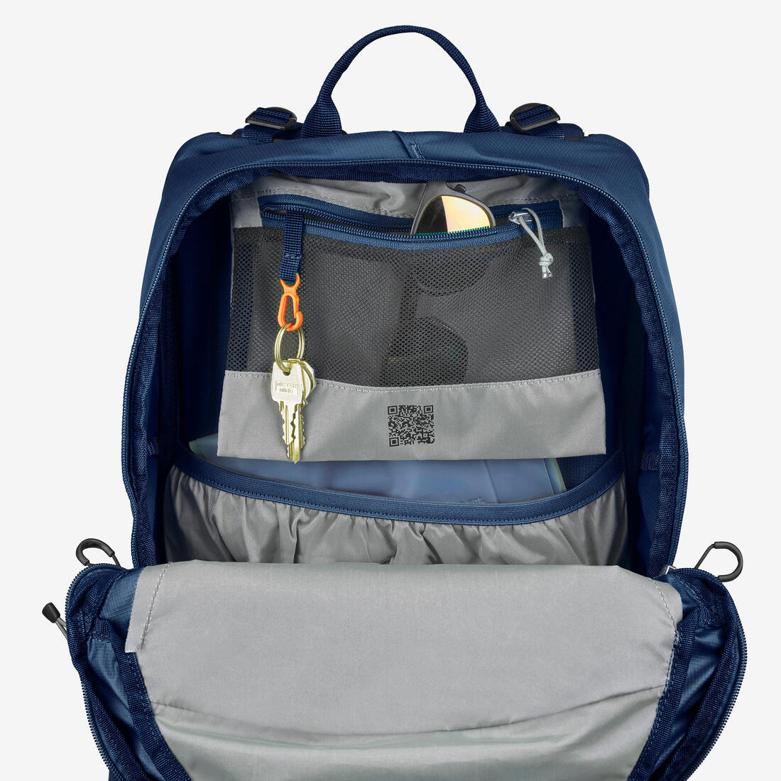 Sac à dos de randonnée ventilé 25L, MH500 khaki - Image 17