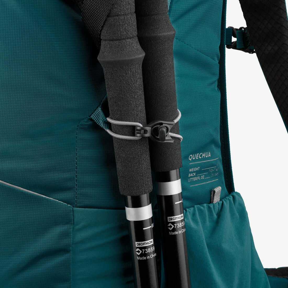 Sac à dos de randonnée ventilé 25L, MH500 khaki - Image 34