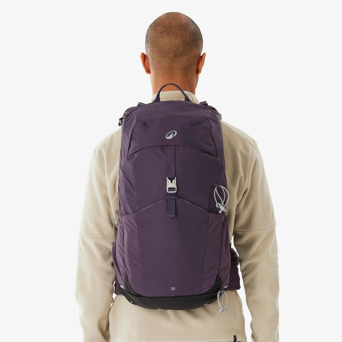 Sac à dos de randonnée ventilé 25L, MH500 khaki - Image 49