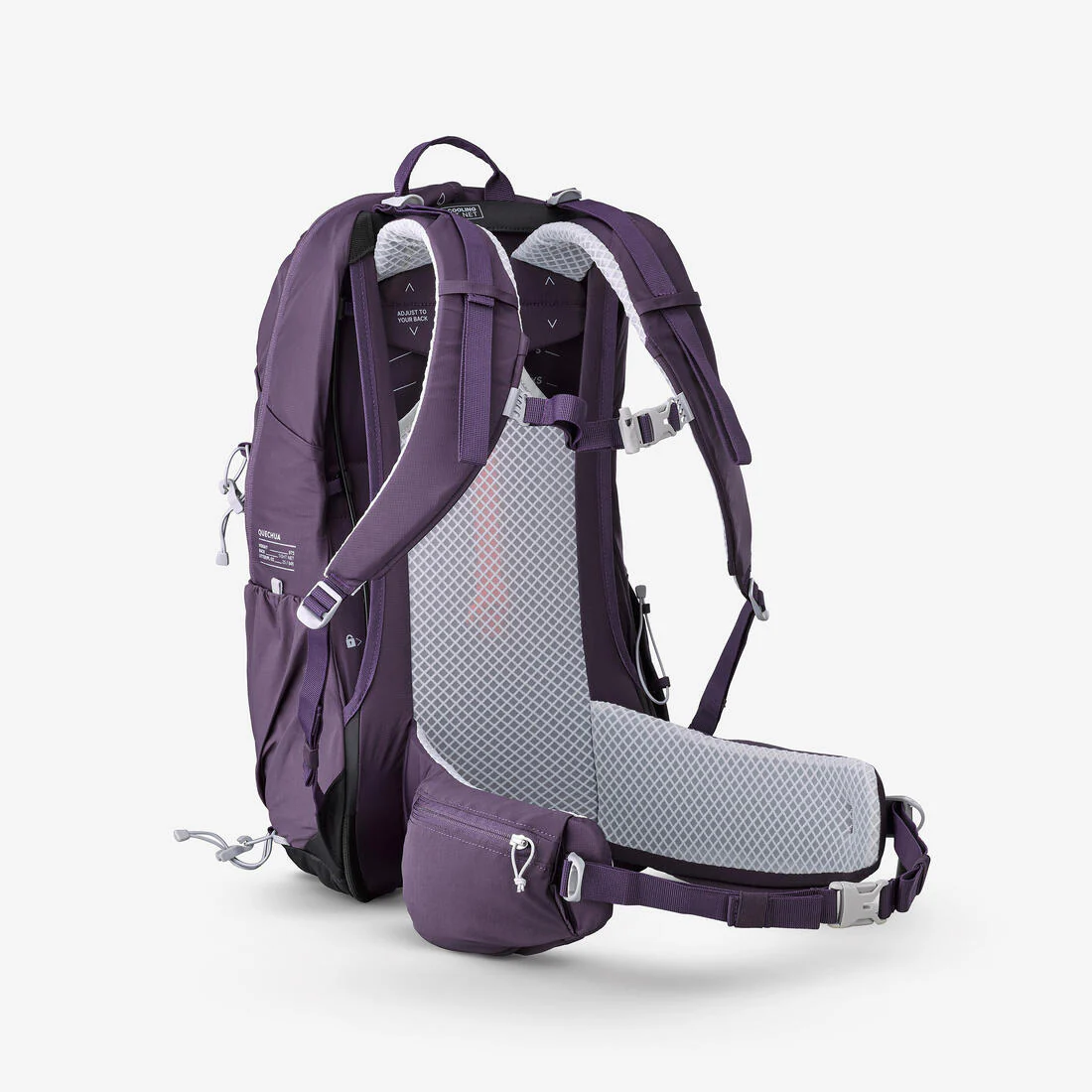 Sac à dos de randonnée ventilé 25L, MH500 khaki - Image 6