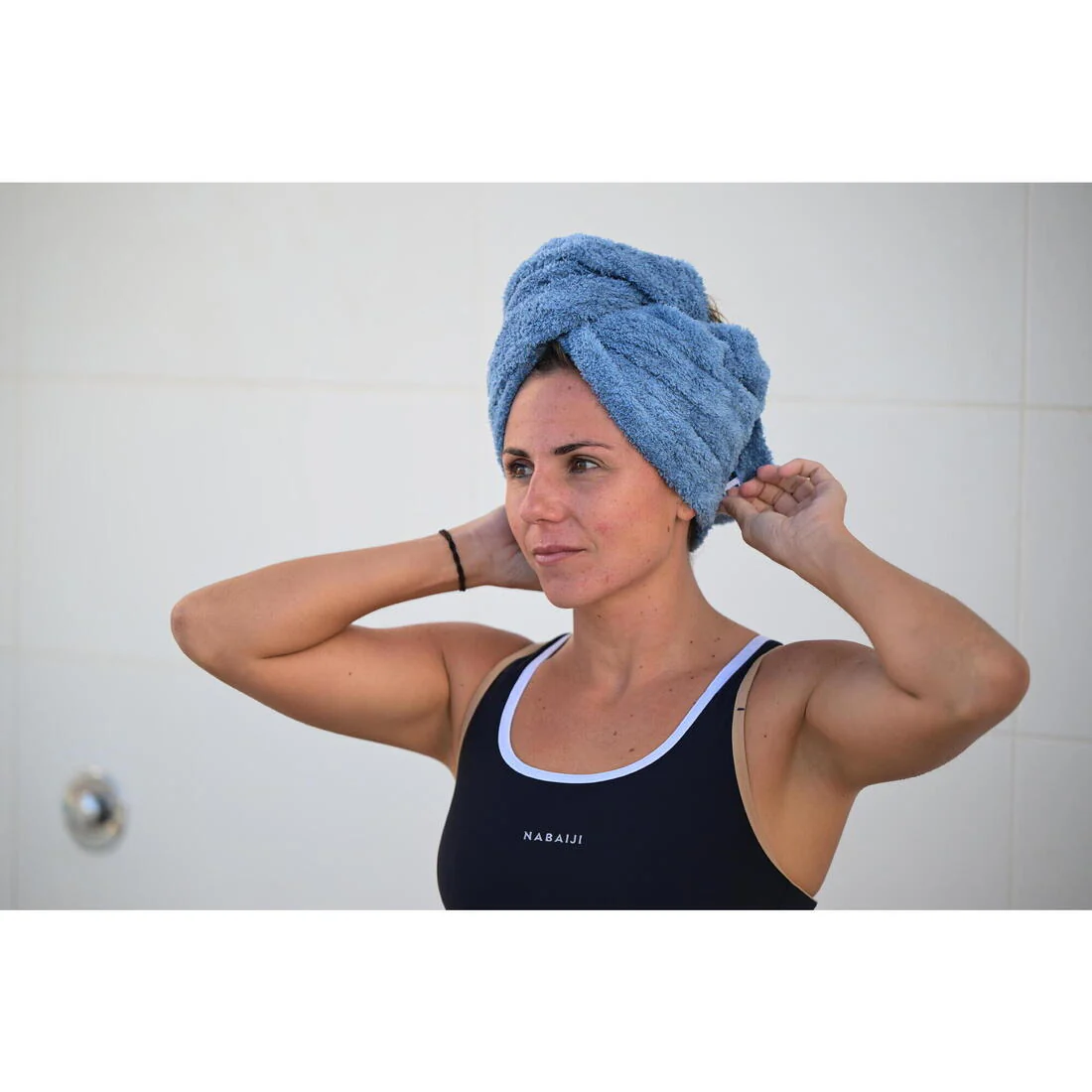 Serviette de bain microfibre douce pour cheveux - Image 21