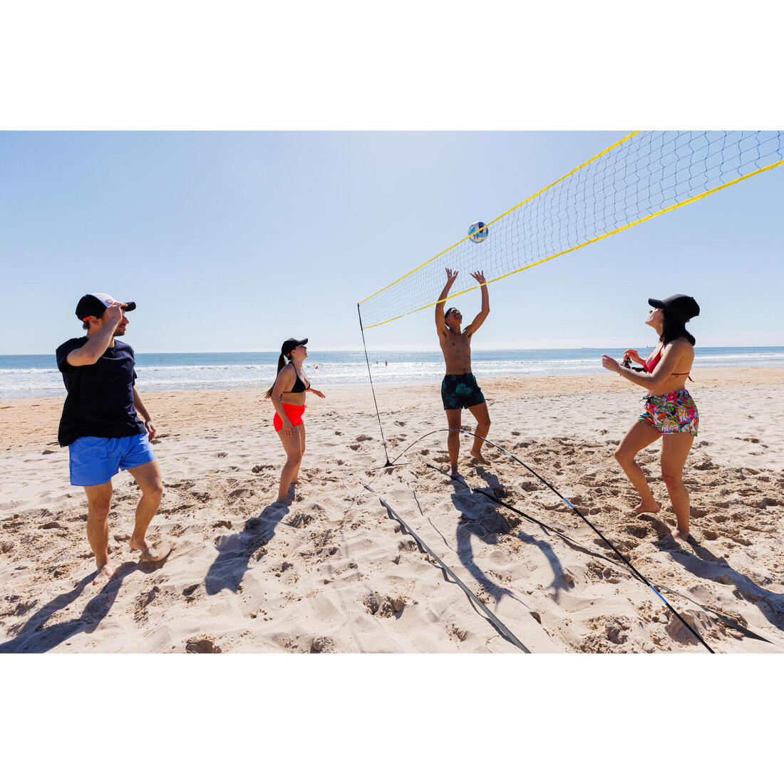 Set (Filet et poteaux) de Beach Sport d'initiation BS100 - Image 13