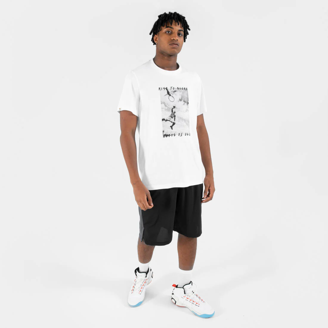 SHORT BASKETBALL HOMME / FEMME - SH500 NOIR - Image 5