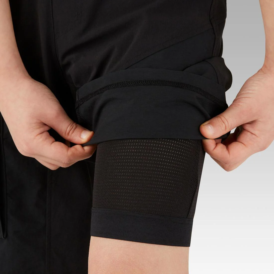 SHORT VTT ENFANT 500 NOIR - Image 5