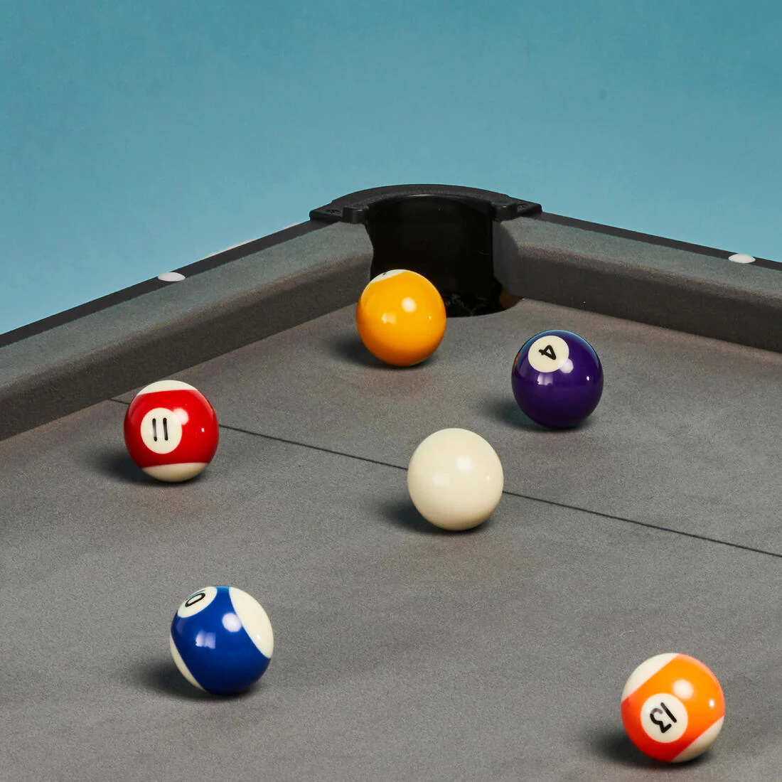 Table de billard pliable américain - BT 500 US tapis gris - Image 12
