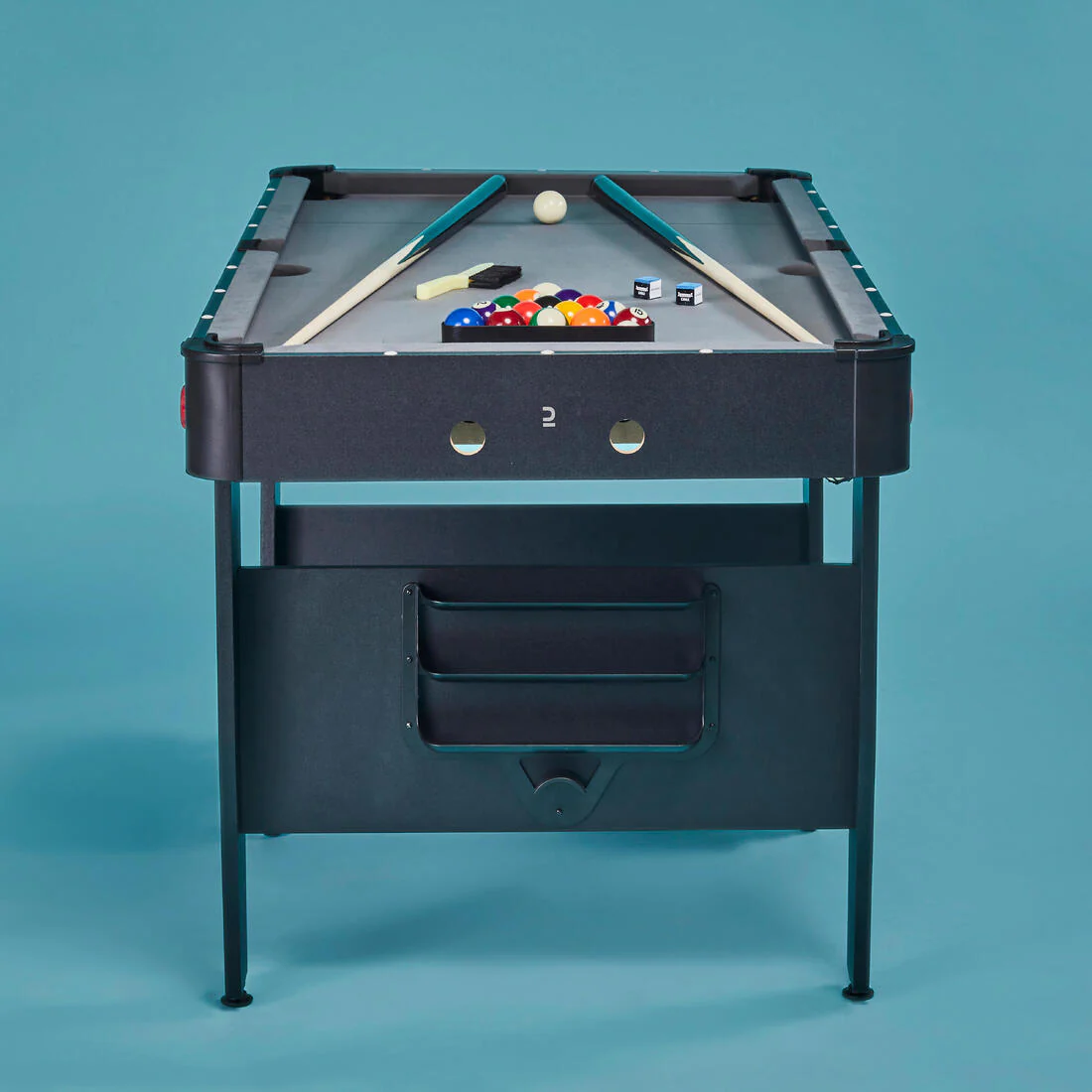 Table de billard pliable américain - BT 500 US tapis gris - Image 5