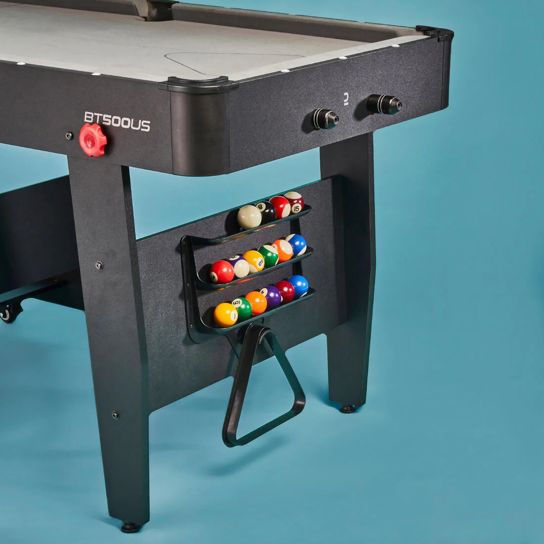 Table de billard pliable américain - BT 500 US tapis gris - Image 8