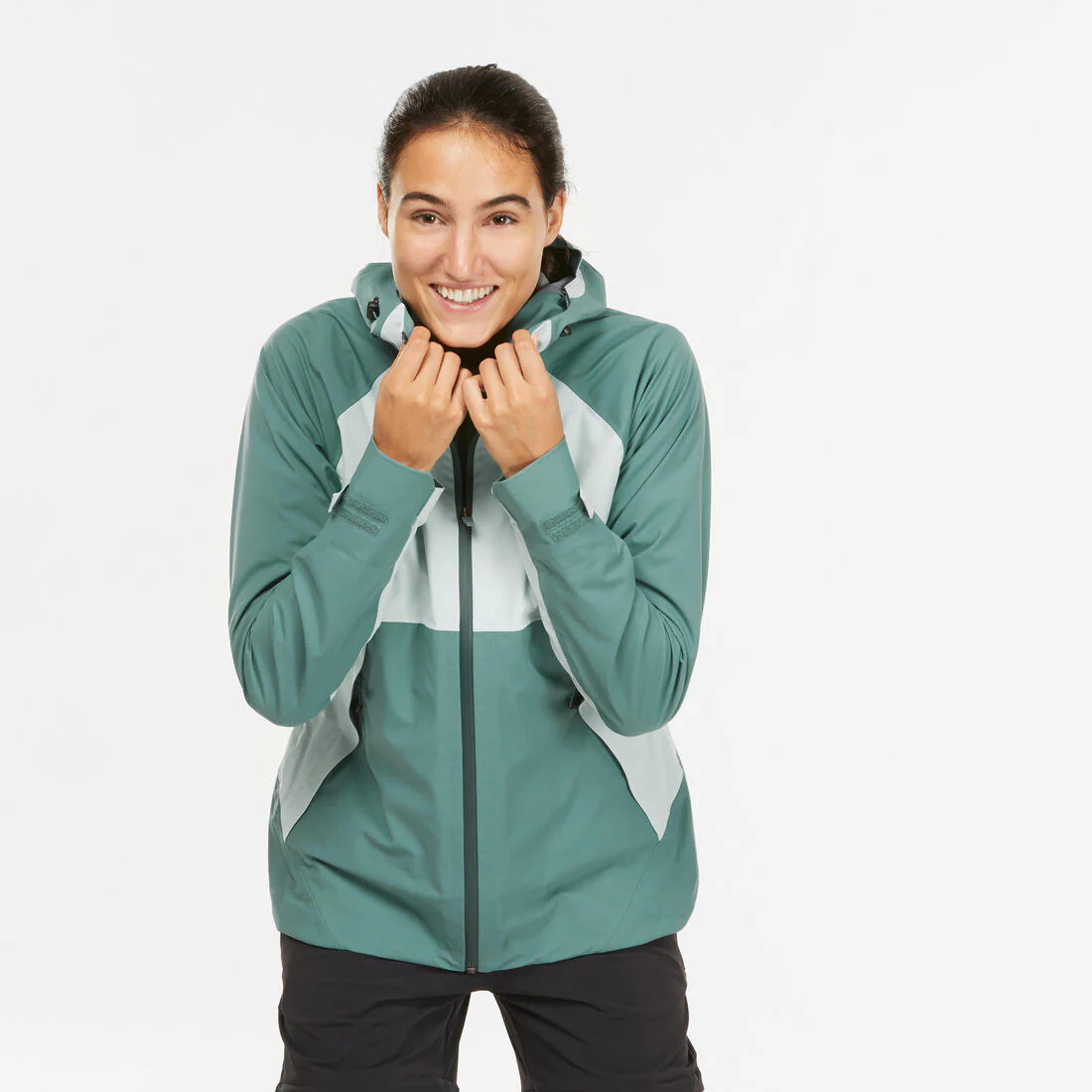 Veste de randonnée montagne imperméable femme, MH500 - Image 31