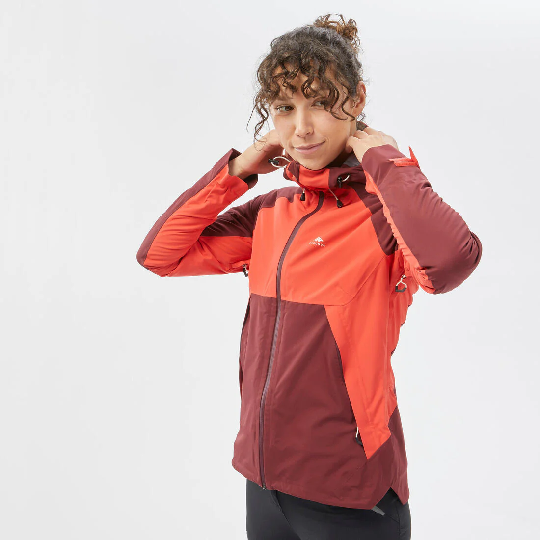Veste de randonnée montagne imperméable femme, MH500 - Image 40