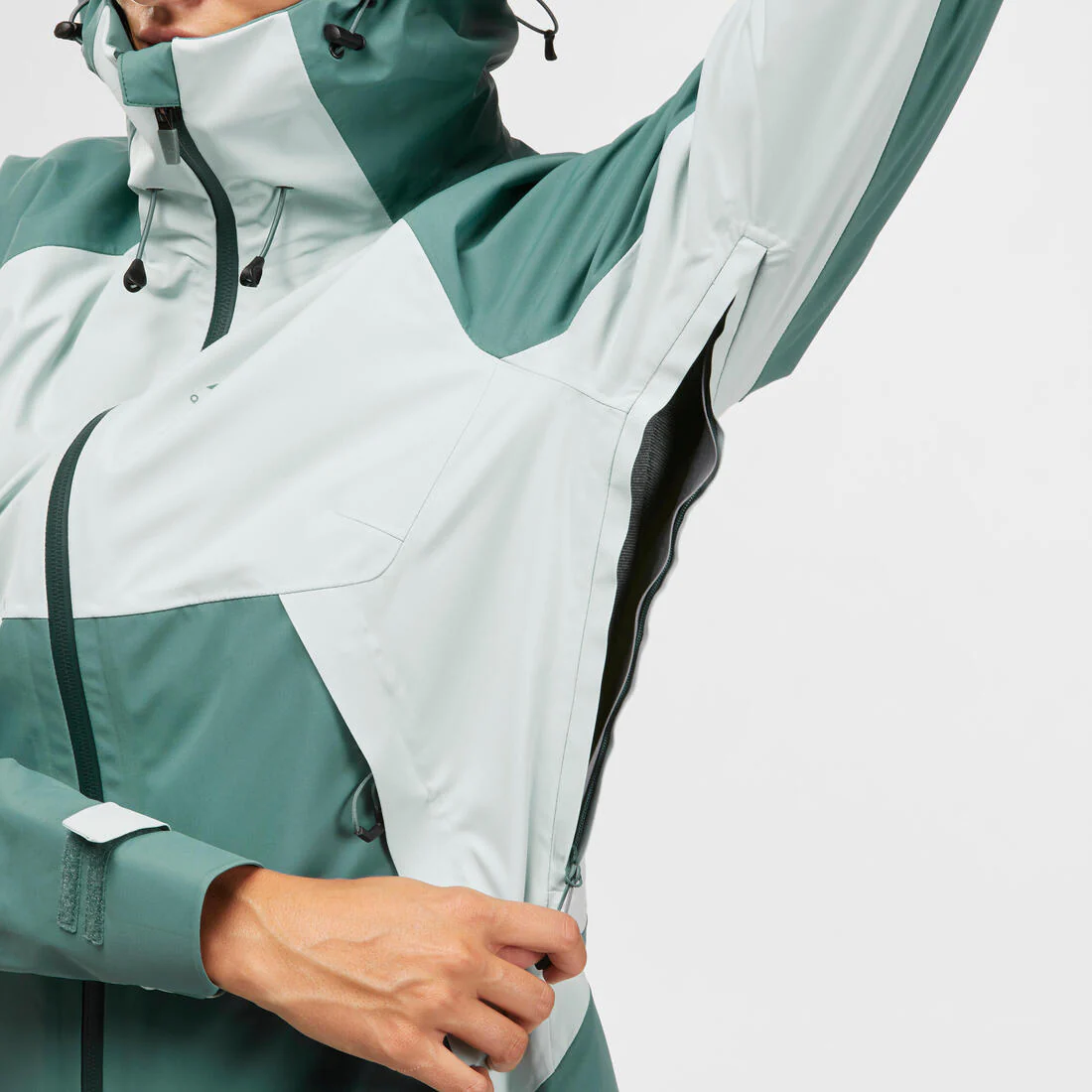 Veste de randonnée montagne imperméable femme, MH500 - Image 46