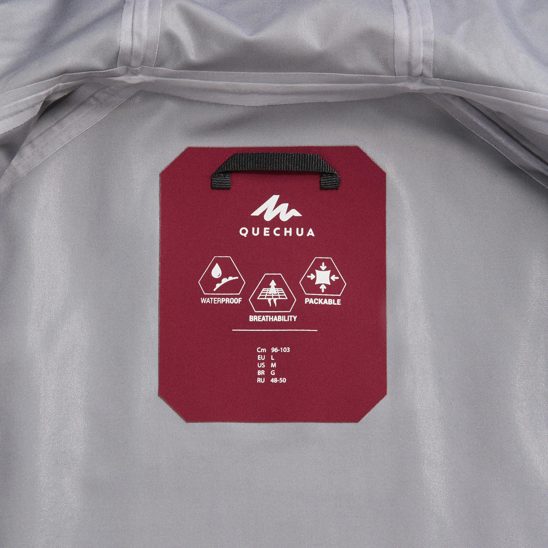 Veste de randonnée montagne imperméable femme, MH500 - Image 48