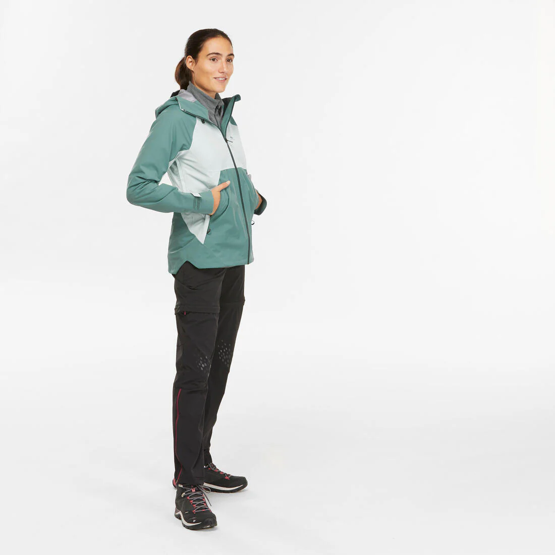 Veste de randonnée montagne imperméable femme, MH500 - Image 50